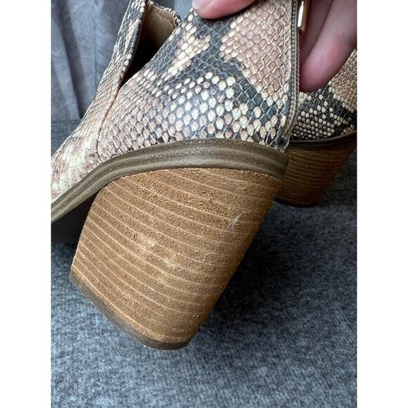 Vince Camuto Gigietta Snakeskin Python Booties Leather Women's Size 9 - Picture 9 of 14